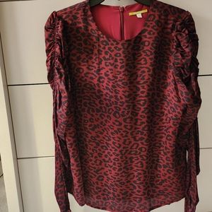Leopard print blouse